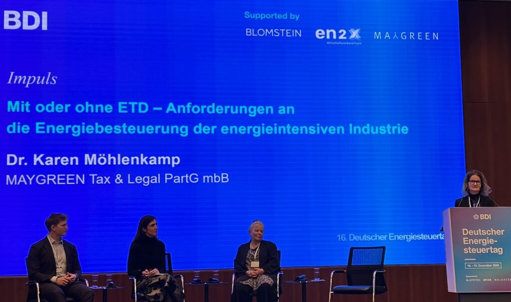 Deutscher Energiesteuertag Vortrag
