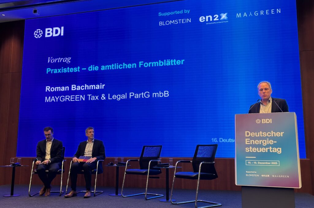 Deutscher Energiesteuertag Vortrag